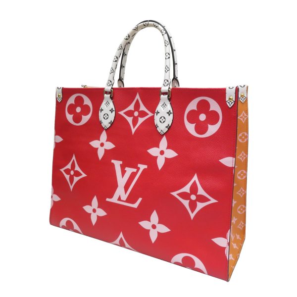 imgrc0081284229 Louis Vuitton On the Go GM Monogram Giant Tote Bag Red Pink Yellow