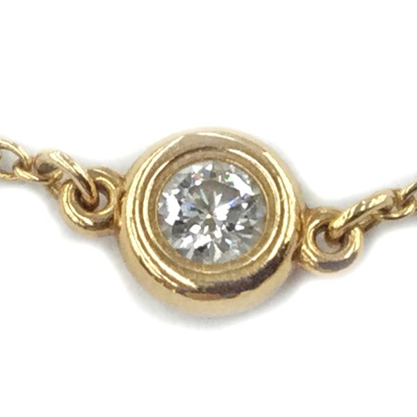 imgrc0081631969 Tiffany Co By The Yard Bracelet 175cm K18YG Diamond Gold
