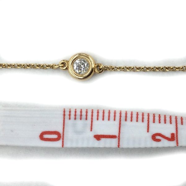 imgrc0081631973 Tiffany Co By The Yard Bracelet 175cm K18YG Diamond Gold