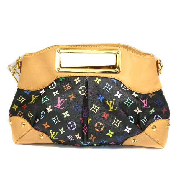 imgrc0081671625 Louis Vuitton Judy MM 2WAY Handbag Shoulder Bag Monogram Multicolor Noir Black