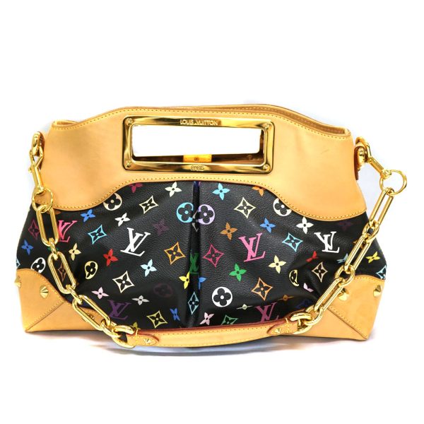 imgrc0081671627 Louis Vuitton Judy MM 2WAY Handbag Shoulder Bag Monogram Multicolor Noir Black