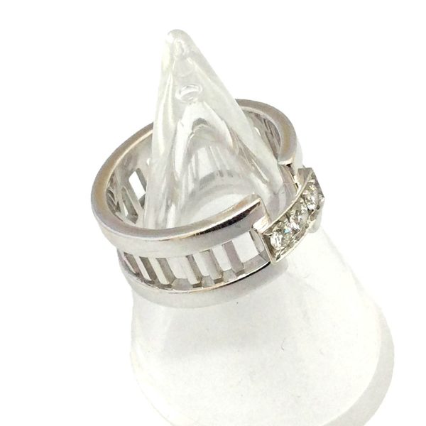 imgrc0081712294 Tiffany Co Open Atlas Ring Size 11 K18WG Diamond White Gold