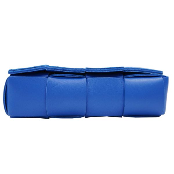 imgrc0082117388 Bottega Veneta Cassette Belt Bag Buffalo Skin Waist Bag Blue