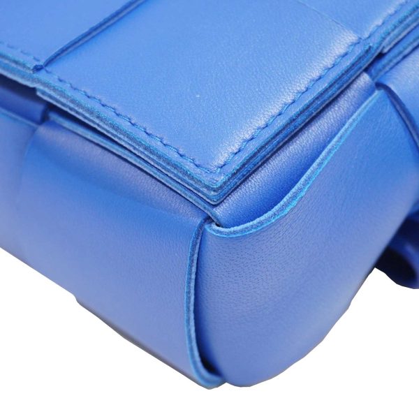 imgrc0082117389 Bottega Veneta Cassette Belt Bag Buffalo Skin Waist Bag Blue