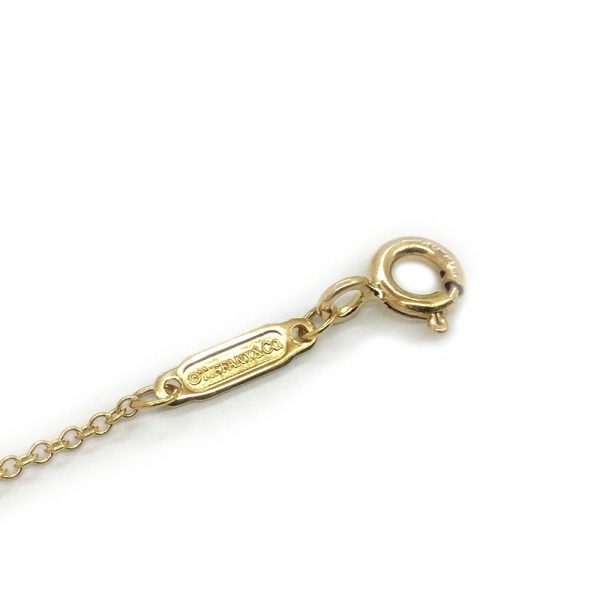 imgrc0082245041 Tiffany Co T Smile 46cm Small Pendant AU750 YG Necklace Yellow Gold