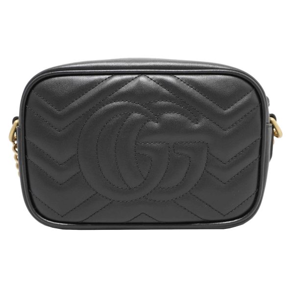 imgrc0082395585 Gucci Marmont Quilted Leather Shoulder Bag Black