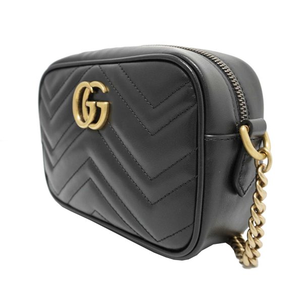 imgrc0082395586 Gucci Marmont Quilted Leather Shoulder Bag Black