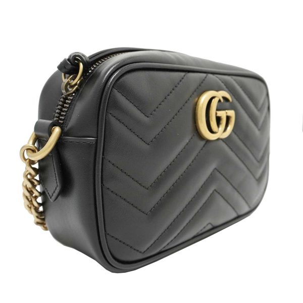 imgrc0082395587 Gucci Marmont Quilted Leather Shoulder Bag Black