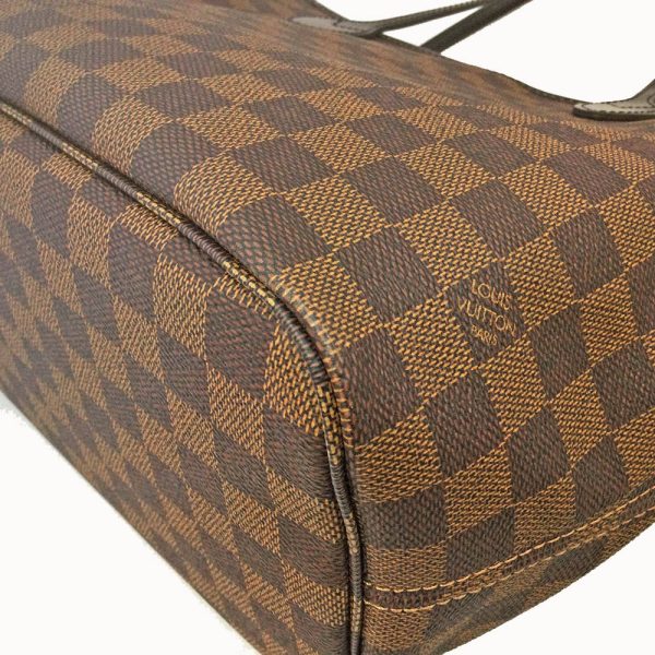 imgrc0082470675 Louis Vuitton Neverfull MM Damier Ebene Tote Bag Shoulder Bag Brown