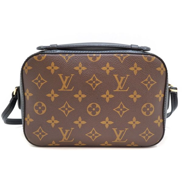 imgrc0082531375 Louis Vuitton Santonge Monogram Canvas Leather Black Fringe Crossbody Bag