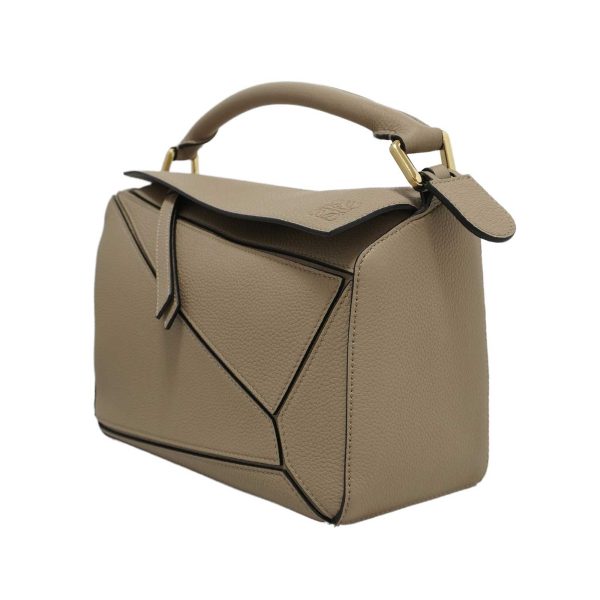 imgrc0082591600 LOEWE Puzzle Bag Small 2WAY Soft Grain Calfskin Shoulder Bag Beige