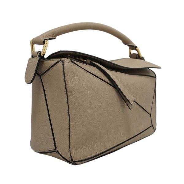 imgrc0082591601 LOEWE Puzzle Bag Small 2WAY Soft Grain Calfskin Shoulder Bag Beige