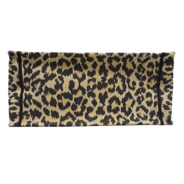imgrc0083004648 Christian Dior Book Tote Medium Canvas Handbag Tote Bag Leopard Pattern