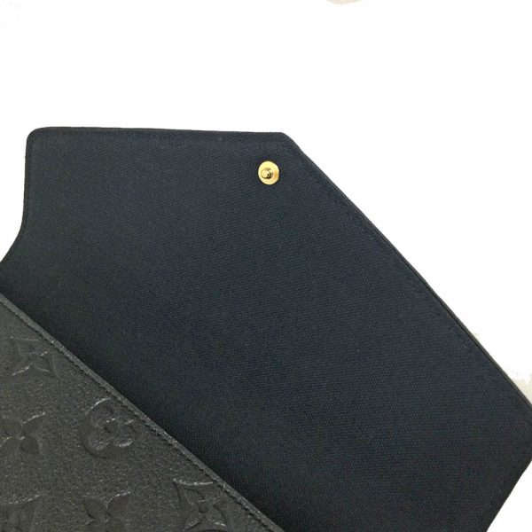 imgrc0083249657 Louis Vuitton Pochette Felicie Monogram Empreinte Chain Shoulder Bag Clutch Bag Noir Black
