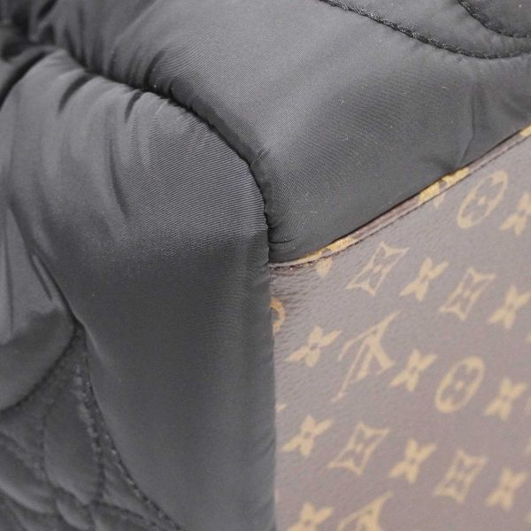 imgrc0083605260 Louis Vuitton Pillow on SaGo GM Recycled Nylon Monogram Canvas Handbag Black Brown