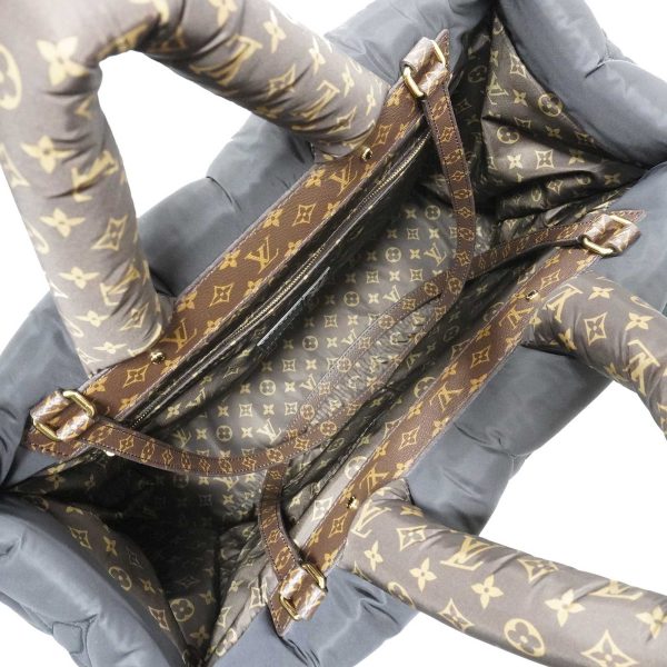 imgrc0083605262 Louis Vuitton Pillow on SaGo GM Recycled Nylon Monogram Canvas Handbag Black Brown