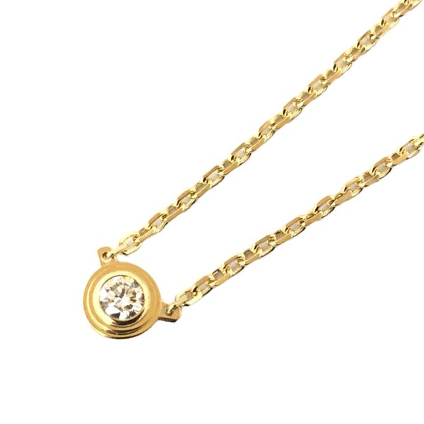imgrc0083606311 Cartier Amour XS Necklace 41cm K18YG Diamond Pendant Yellow Gold