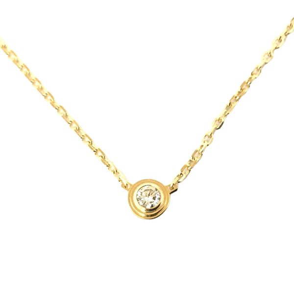 imgrc0083606312 Cartier Amour XS Necklace 41cm K18YG Diamond Pendant Yellow Gold