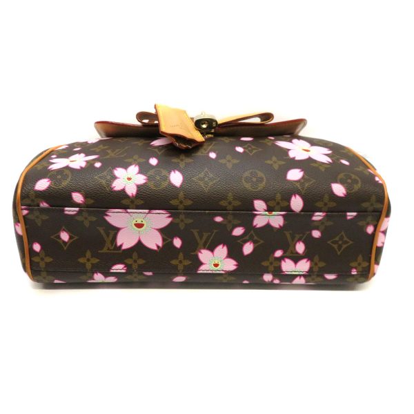 imgrc0083698672 Louis Vuitton Sac Retro PM Monogram Cherry Blossom Brown Marron Ribbon Takashi Murakami Handbag