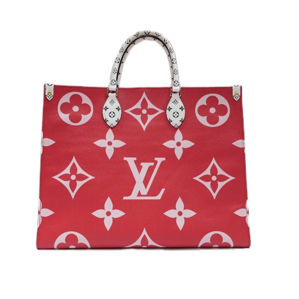 imgrc0083827468 Louis Vuitton On the Go GM Monogram Giant Handbag Tote Bag Rouge Red
