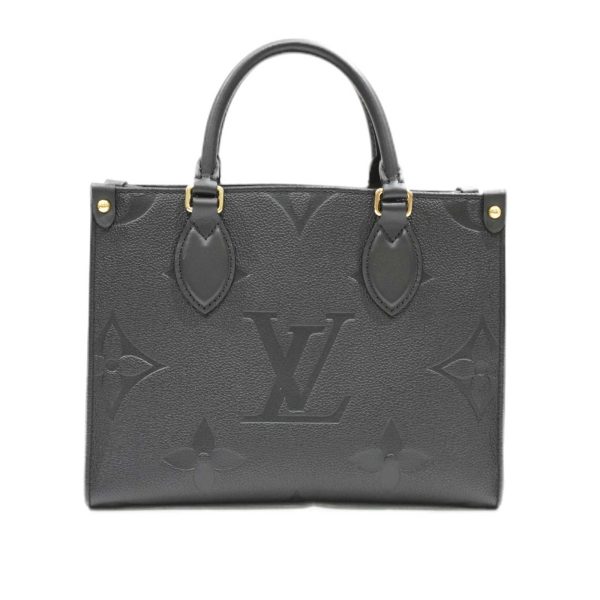 imgrc0083872666 Louis Vuitton On the Go PM Empreinte Tote Bag Shoulder Bag Black