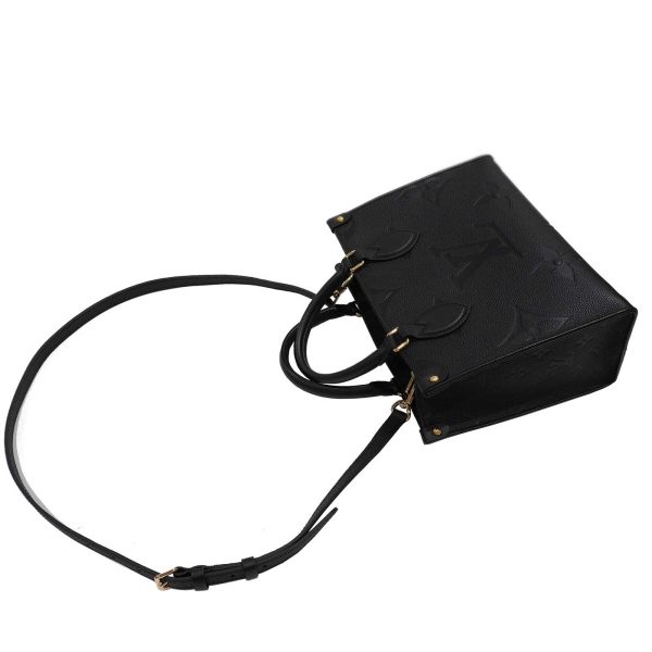 imgrc0083872674 Louis Vuitton On the Go PM Empreinte Tote Bag Shoulder Bag Black