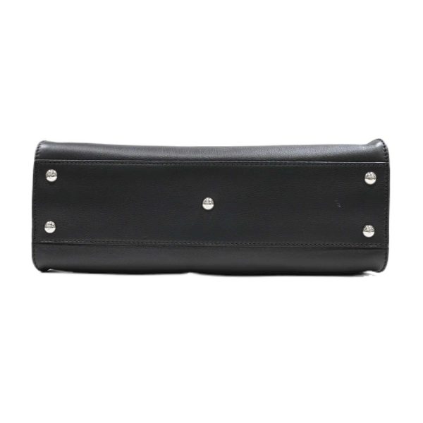 imgrc0083964186 Fendi Peekaboo Monster Python Leather Handbag Crossbody Black