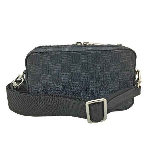 imgrc0084075806 Louis Vuitton Alpha Wearable Wallet Damier Graphite Crossbody Shoulder Bag Black Grey
