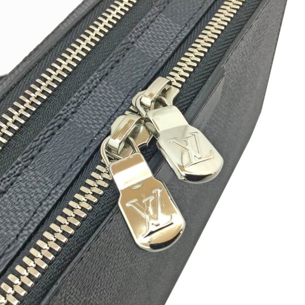 imgrc0084075809 Louis Vuitton Alpha Wearable Wallet Damier Graphite Crossbody Shoulder Bag Black Grey