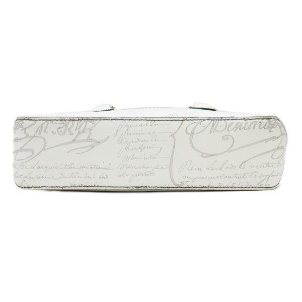 imgrc0084103984 Berluti Toujours Mini Scritto Leather Shoulder Bag White