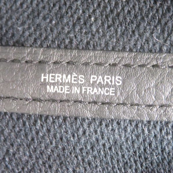 imgrc0084684895 Hermes Garden Party TPM 30 Toile H Handbag Tote Bag Gray Black