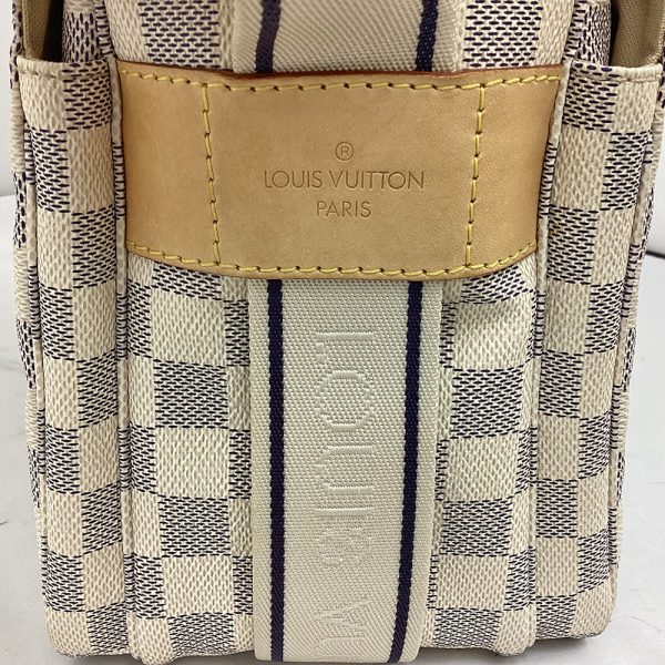 imgrc0084815202 Louis Vuitton Naviglio Damier Azur Messenger Bag Shoulder Bag White