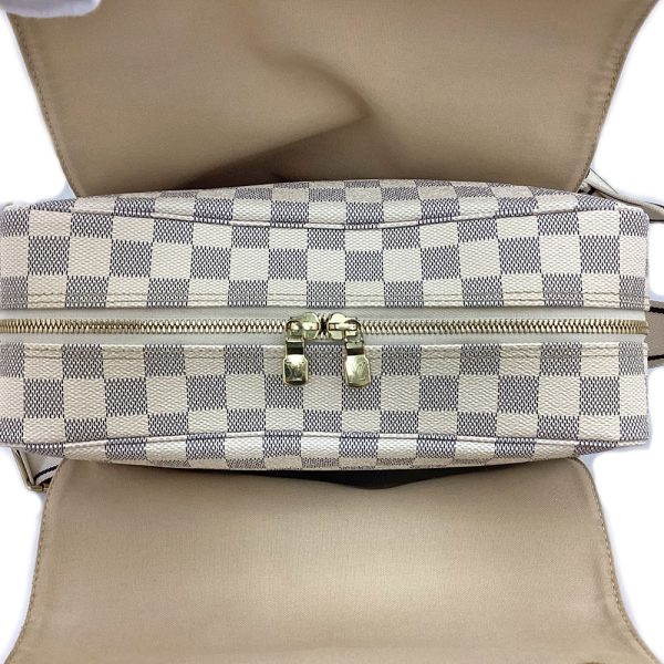 imgrc0084815210 Louis Vuitton Naviglio Damier Azur Messenger Bag Shoulder Bag White