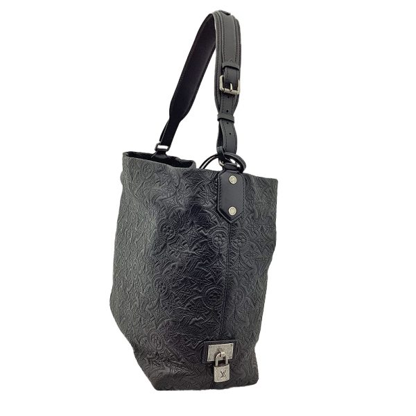 imgrc0084930792 Louis Vuitton Hobo PM Monogram Antia Leather Tote Bag Free Black