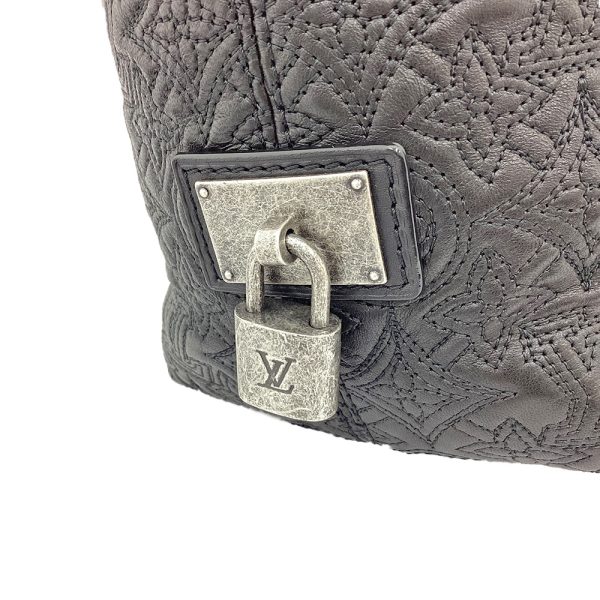 imgrc0084930795 Louis Vuitton Hobo PM Monogram Antia Leather Tote Bag Free Black