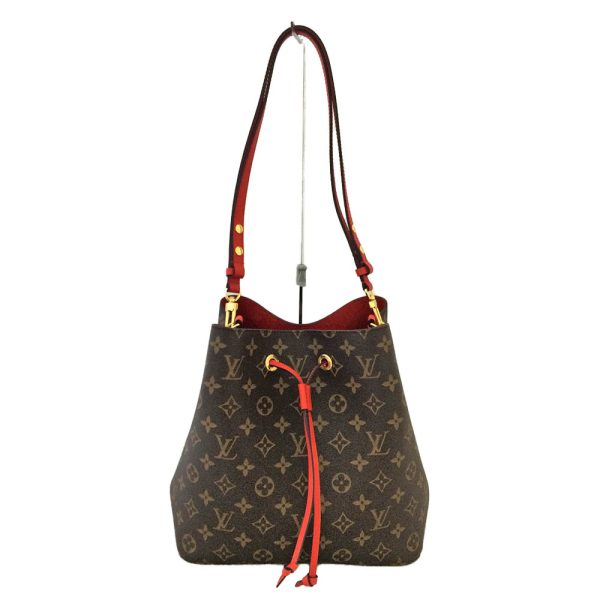 imgrc0085199248 Louis Vuitton NeoNoe Monogram Coquelicot Shoulder Bag Drawstring Bag Brown
