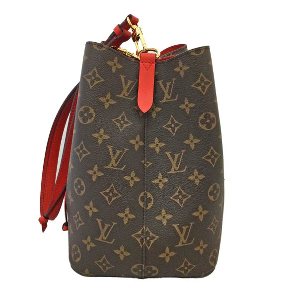 imgrc0085199253 Louis Vuitton NeoNoe Monogram Coquelicot Shoulder Bag Drawstring Bag Brown