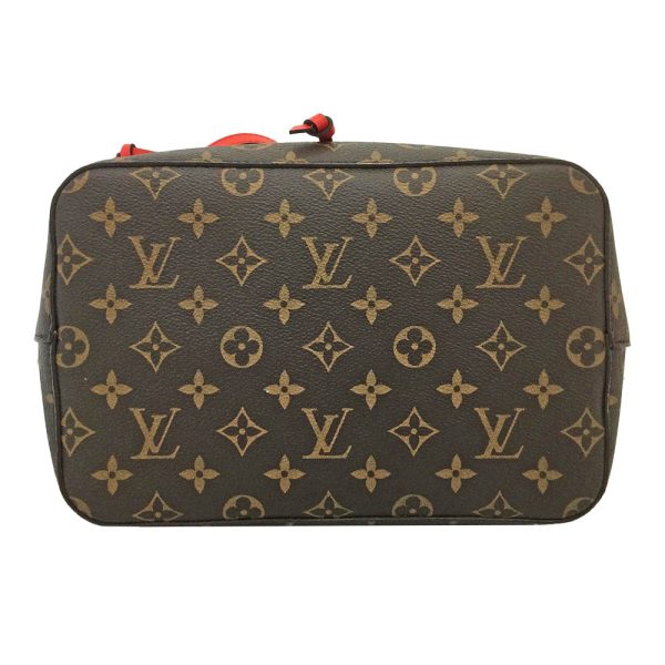 imgrc0085199257 Louis Vuitton NeoNoe Monogram Coquelicot Shoulder Bag Drawstring Bag Brown