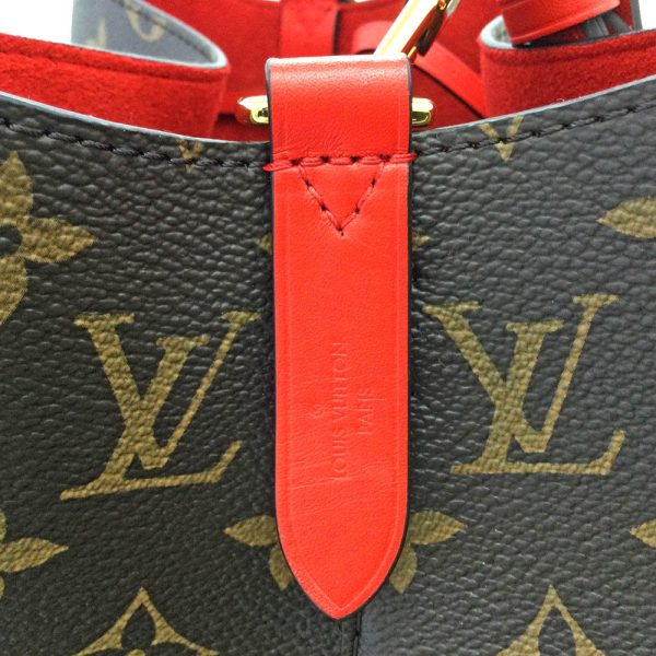 imgrc0085199262 Louis Vuitton NeoNoe Monogram Coquelicot Shoulder Bag Drawstring Bag Brown