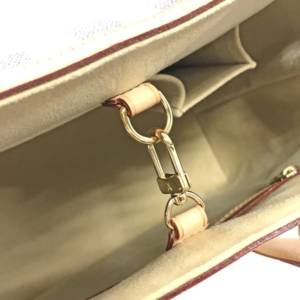 imgrc0085217923 Louis Vuitton Hampstead PM Damier Azur Handbag Shoulder Bag White