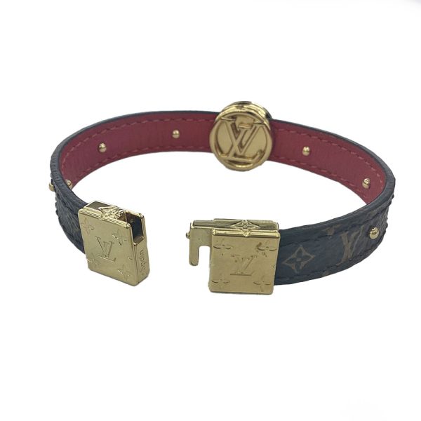 imgrc0085227289 Louis Vuitton Bracelet LV Circle Reversible 15cm Genuine Leather Rouge