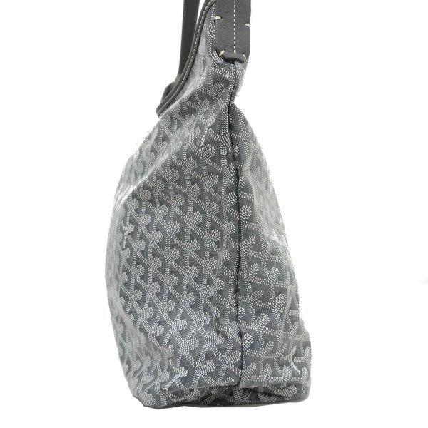 imgrc0085318145 Goyard Boheme Hobo Bag PM Coated Canvas Handbag Tote Shoulder Bag Gray
