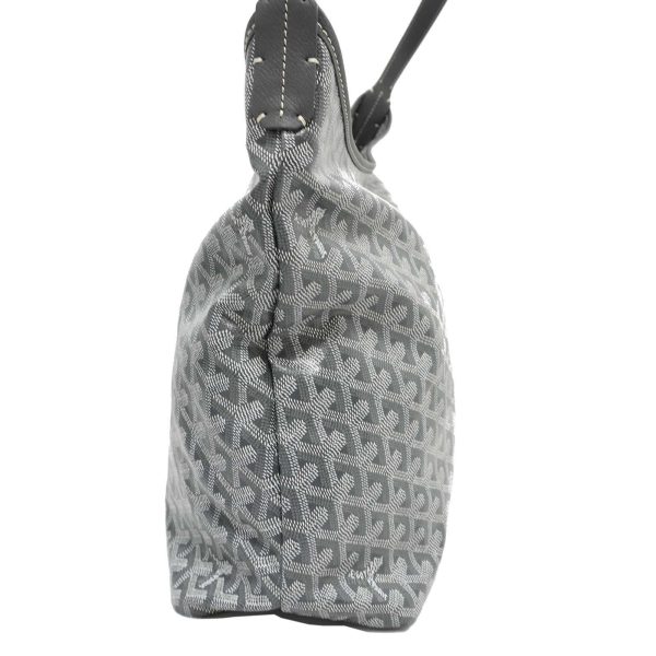 imgrc0085318146 Goyard Boheme Hobo Bag PM Coated Canvas Handbag Tote Shoulder Bag Gray