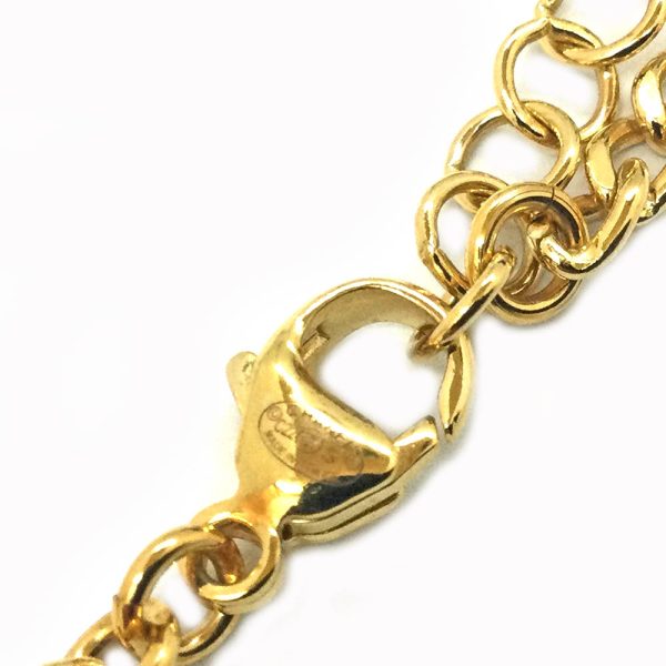 imgrc0085419698 Chanel Coco Mark Necklace 47cm GP Gold Plated Pendant