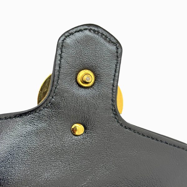 imgrc0085428723 GUCCI Mini Top Handle Bag GG Canvas Leather 2way Handbag Shoulder Bag Beige Black