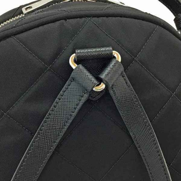 imgrc0085469201 Prada Backpack Nylon Leather Daypack Black