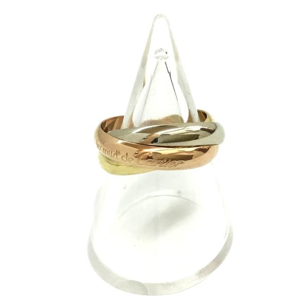 imgrc0085516254 Cartier Trinity Ring Size 14 Yellow Gold Pink Gold White Gold