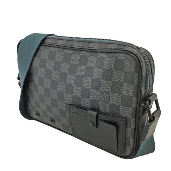 imgrc0085674319 Louis Vuitton Alpha Messenger Damier Graphite Shoulder Bag Crossbody Bag Black