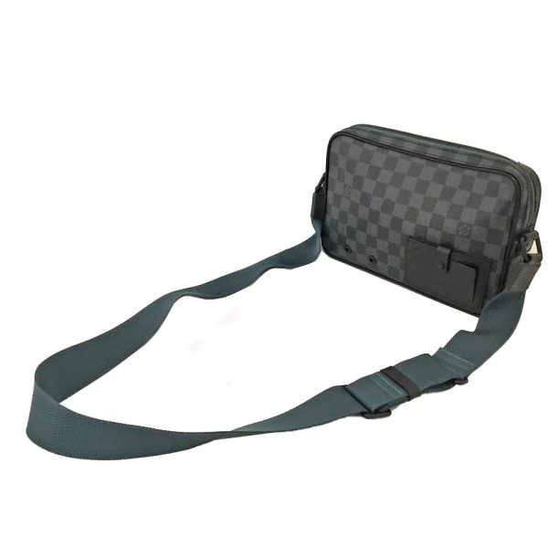 imgrc0085674340 Louis Vuitton Alpha Messenger Damier Graphite Shoulder Bag Crossbody Bag Black