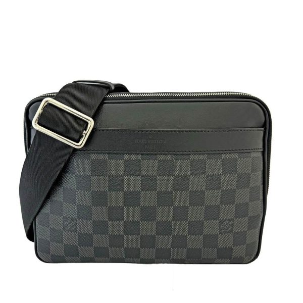 imgrc0086153733 transformed Louis Vuitton Trocadero Messenger Damier Graphite Crossbody Bag RFID Casual Black Grey